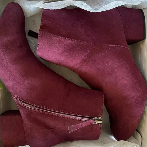 Simply Styled Shoes - Simply Styled Women's Bianca Plum Ankle Boots Booties Size 10 Medium